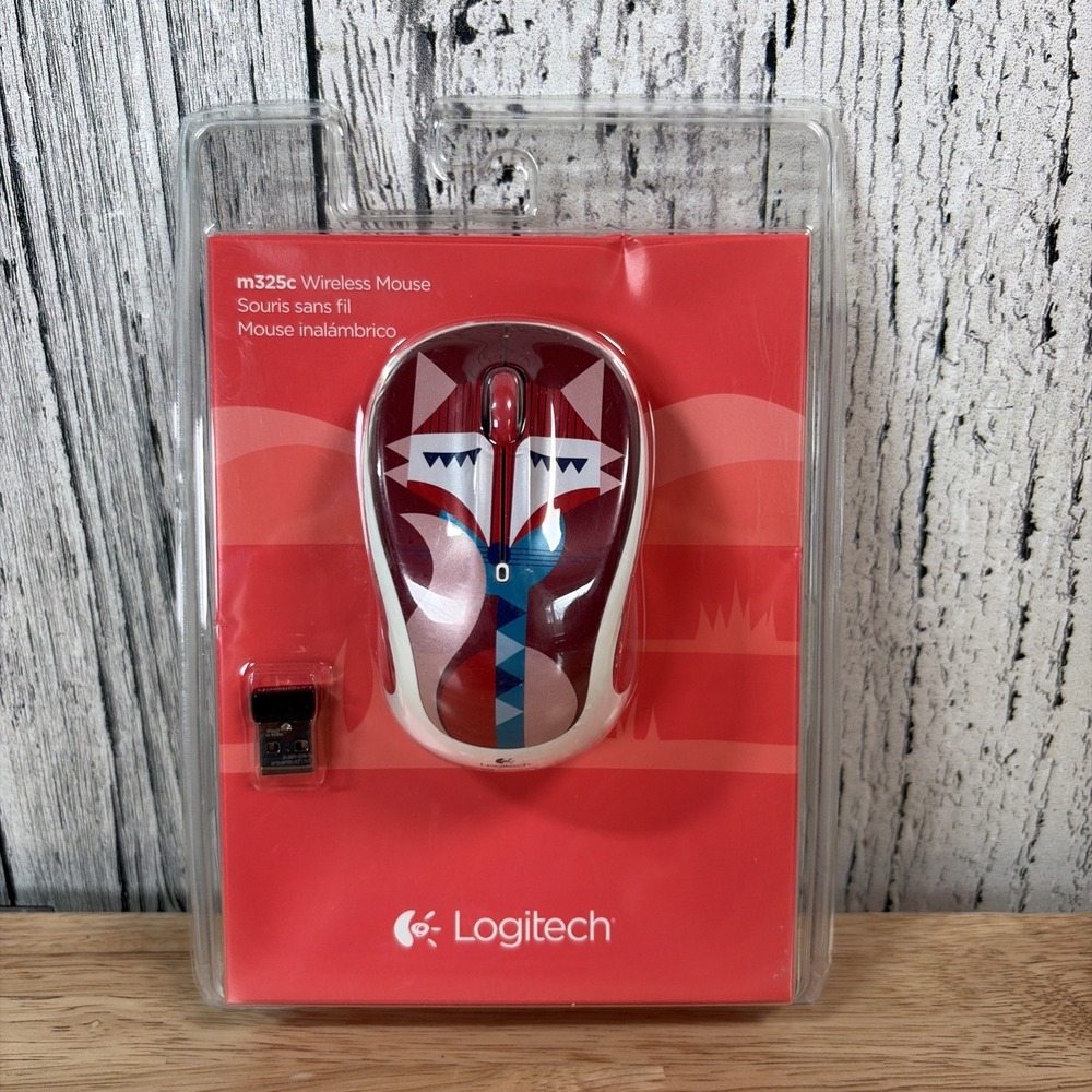 LOGITECH wireless mouse M325c with receiver 910-004442 (Francesca Fox) - new